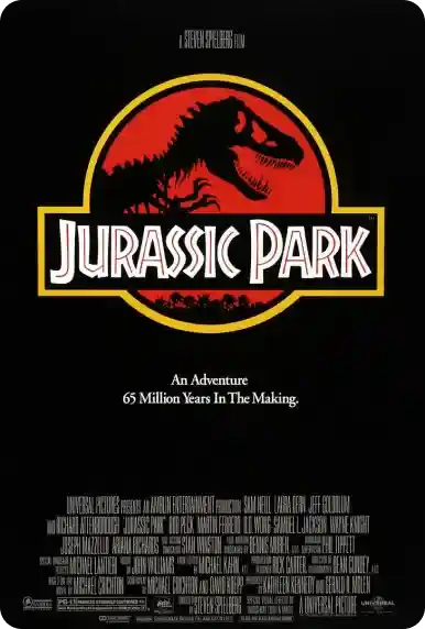 "Jurassic Park" movie poster